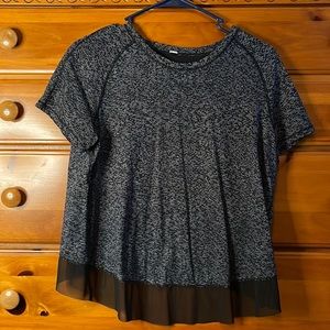 lulu lemon training short sleeve tee